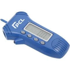 PCL Digital Tyre Pressure & Tread Depth Gauge - 3-in-1 Tyre Gauge with Light, Illegal Tread Warning, Car Tyre Checker, 2-100 psi
