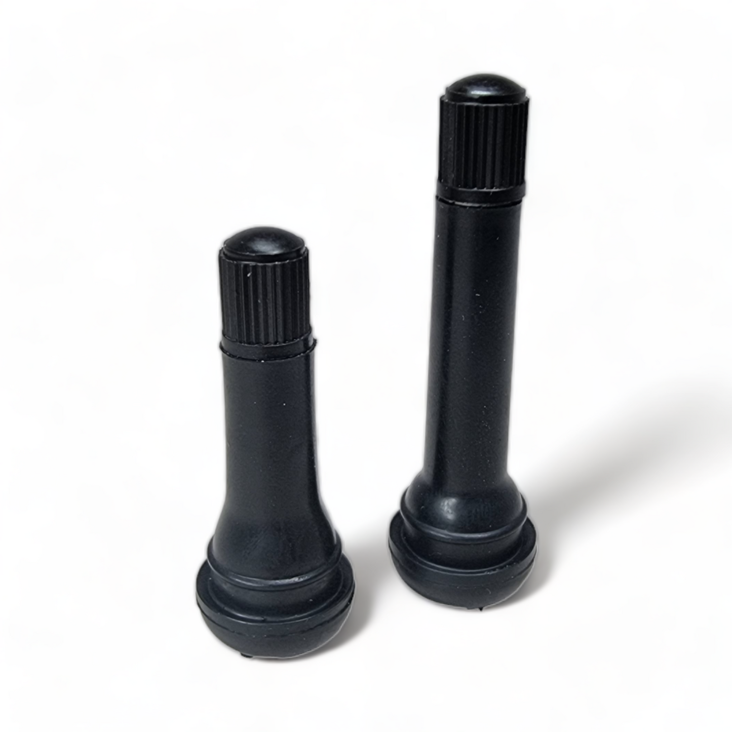 Tubeless Tyre Valves TR414 & TR418 – Snap-In Rubber Replacement Valves (48mm / 61mm)