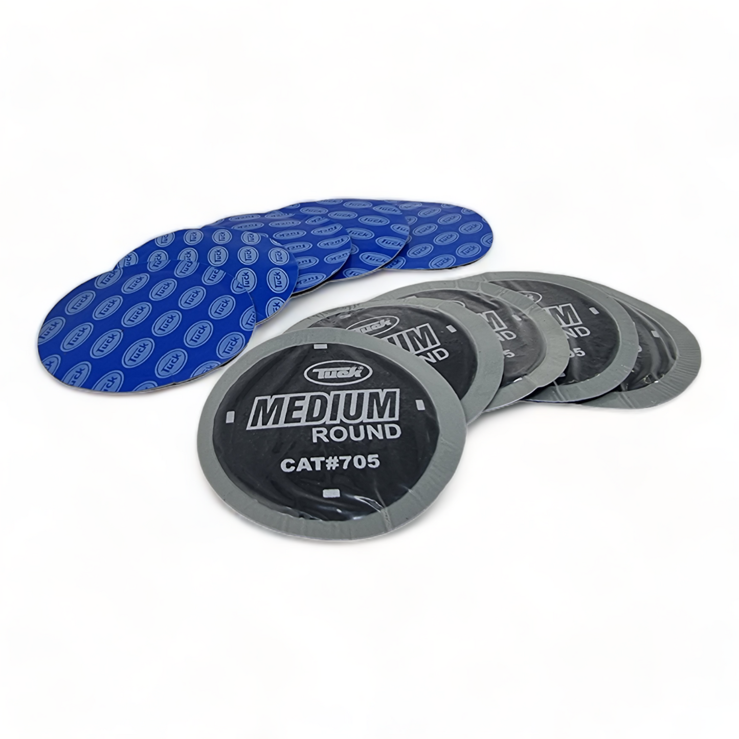 60mm Tyre Tube Repair Patches – Medium Inner Tube Puncture Patches (5–100 Pack)