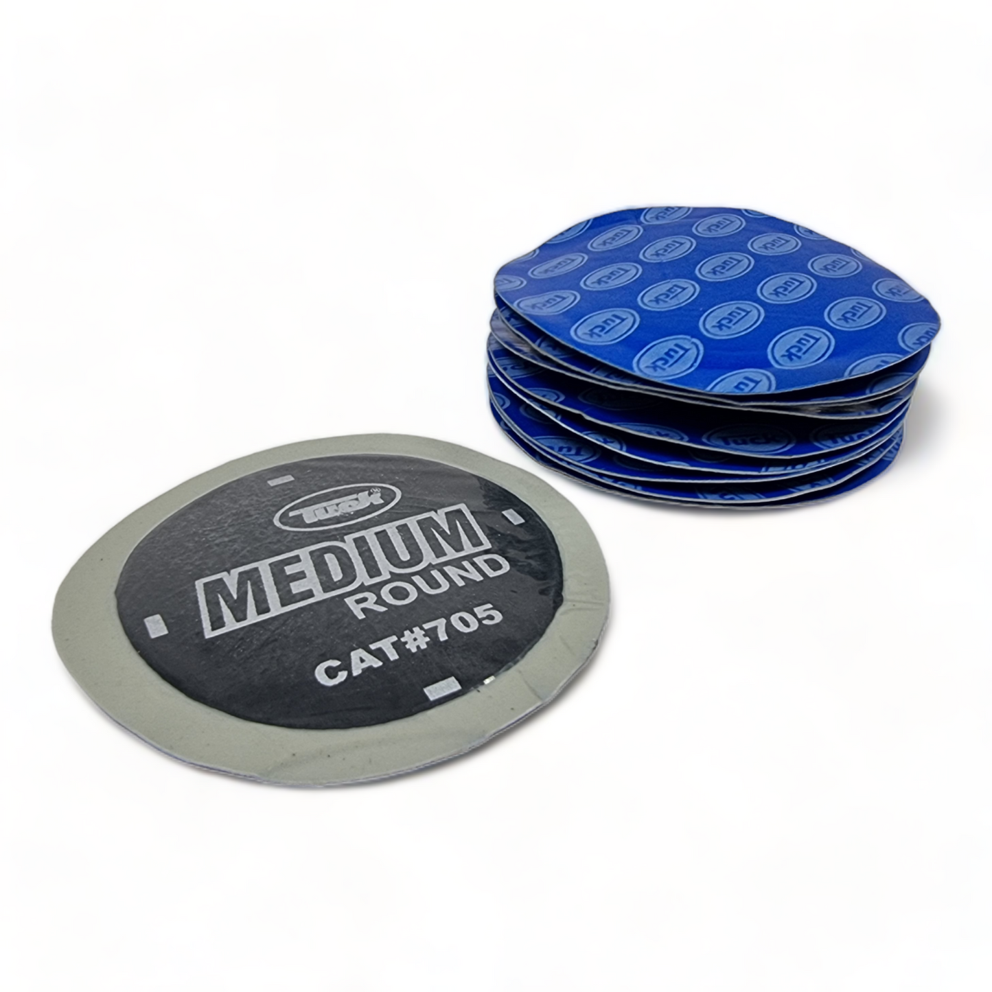 60mm Tyre Tube Repair Patches – Medium Inner Tube Puncture Patches (5–100 Pack)