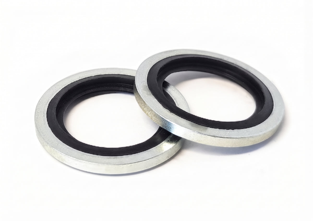 90pc Assorted Bonded Seal Washers Box - BSP 1/8 to 1 Inch