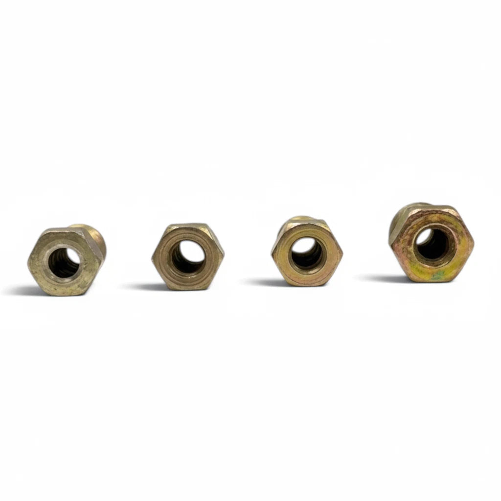 186pc Brake Pipe Nuts Box - Male & Female, 10mm, 12mm, 3/8 UNF