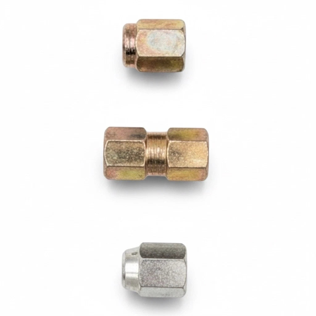 186pc Brake Pipe Nuts Box - Male & Female, 10mm, 12mm, 3/8 UNF