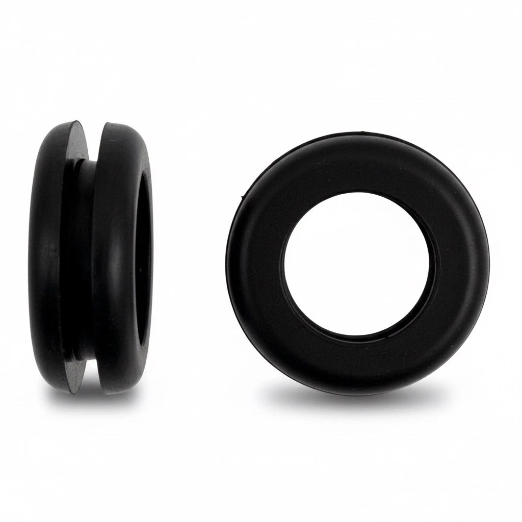 280pc Assorted PVC Wiring Grommets Box - 6mm to 25mm