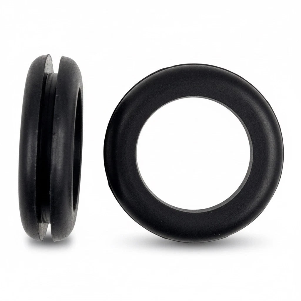 280pc Assorted PVC Wiring Grommets Box - 6mm to 25mm