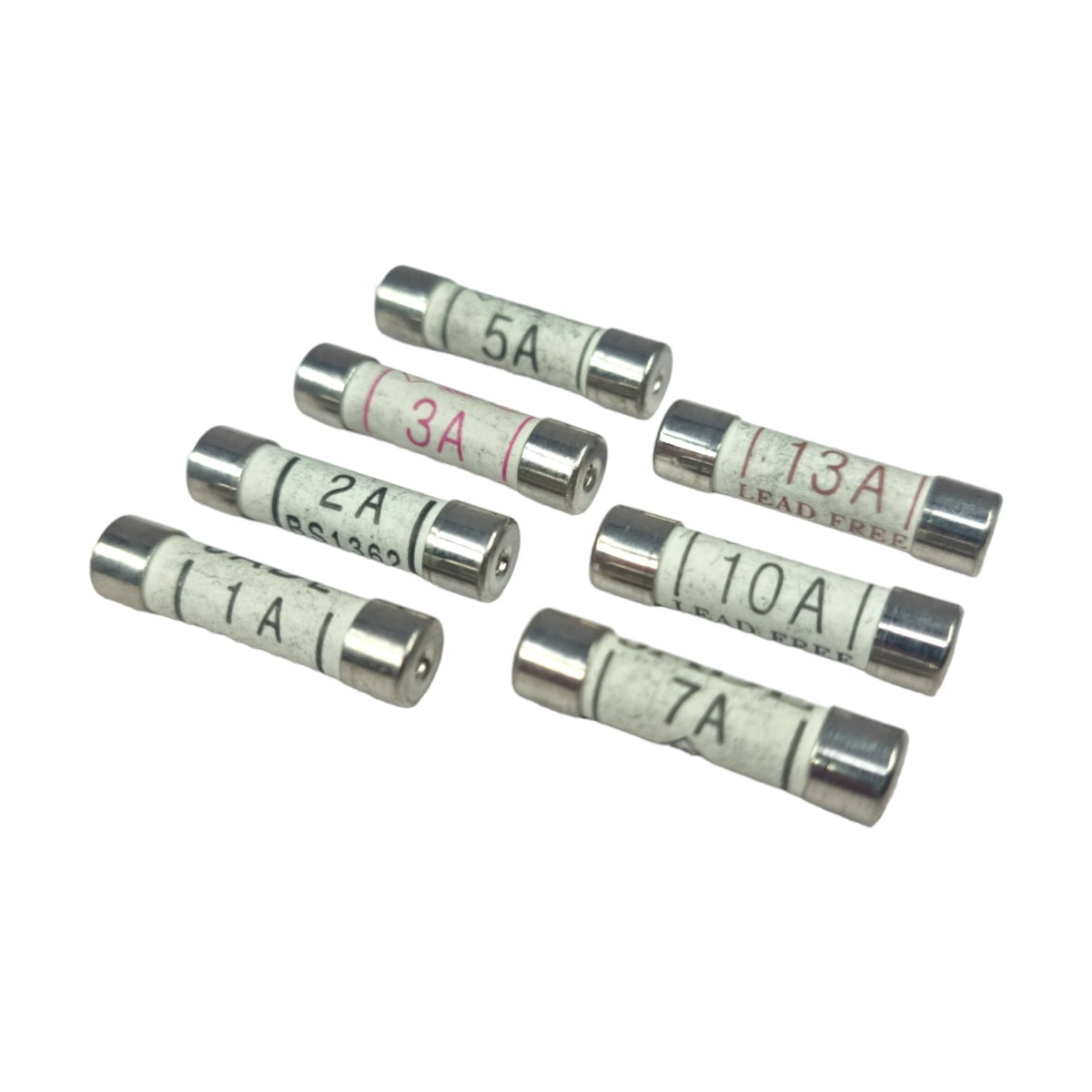 280pc Assorted Domestic Fuses Box - Plug Top, 1A to 13A