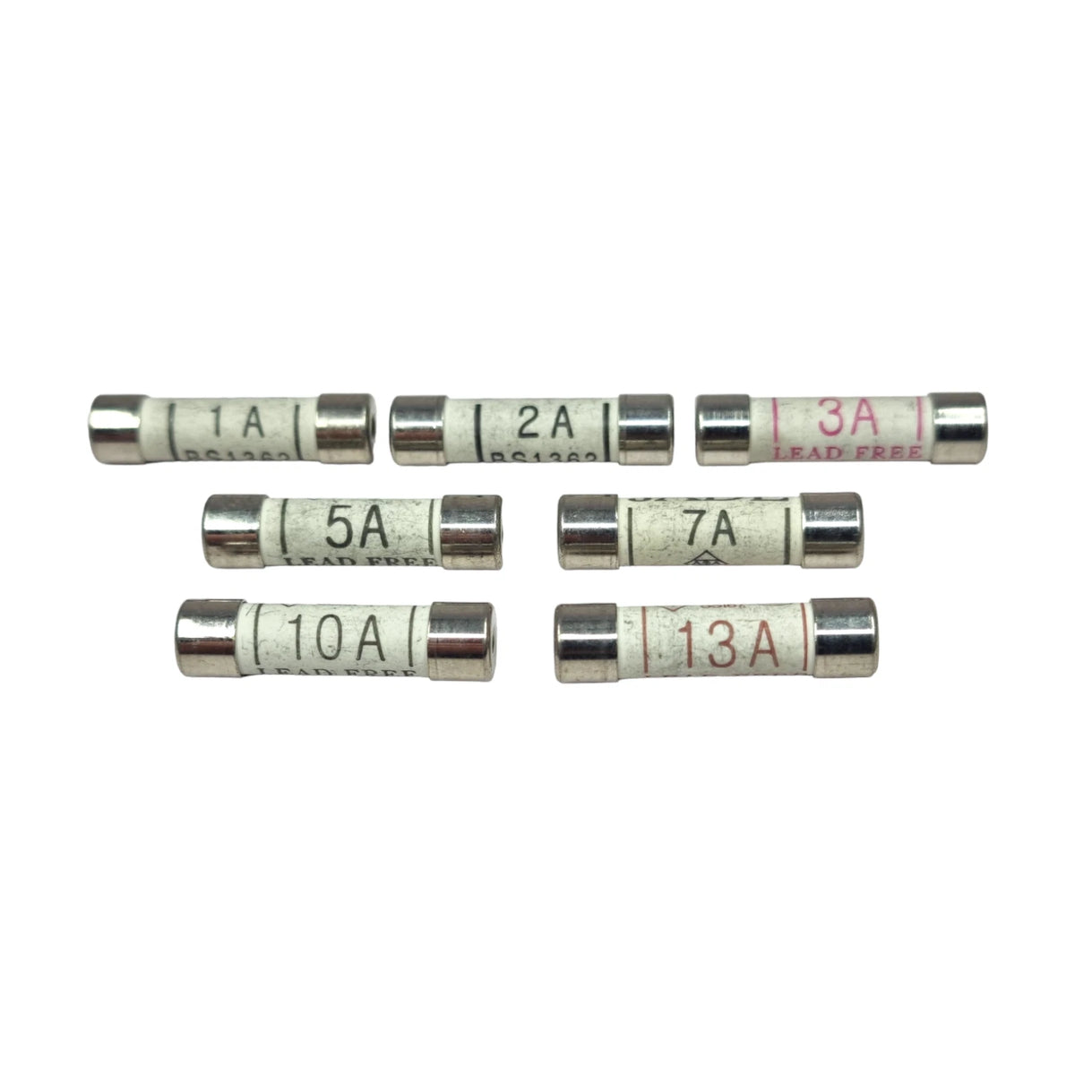 280pc Assorted Domestic Fuses Box - Plug Top, 1A to 13A