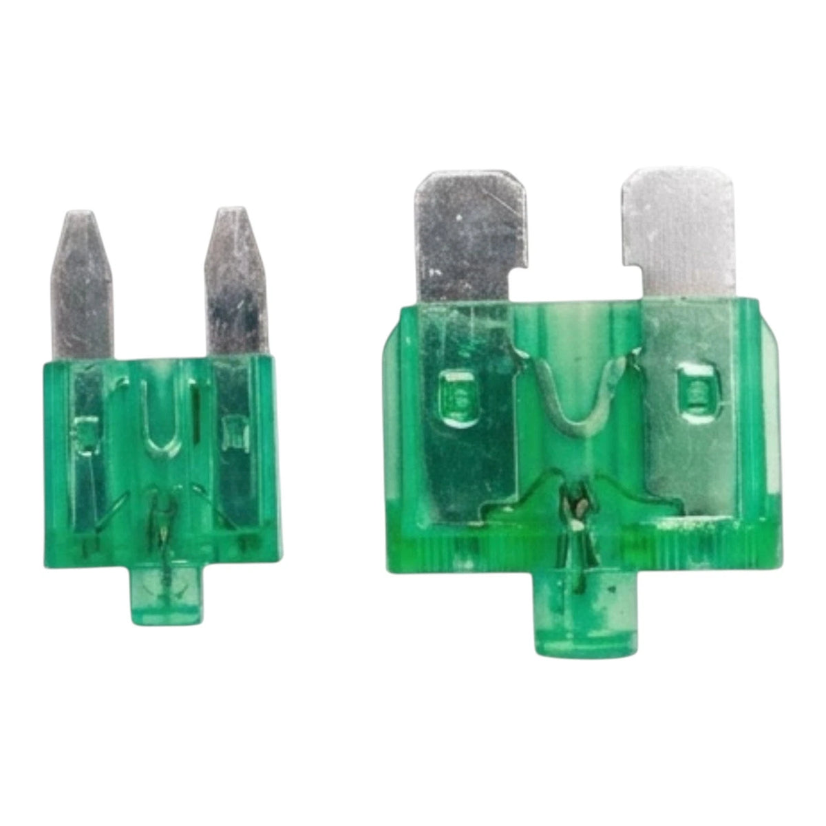 160pc Assorted Blow Glow Blade Fuses Box - Mini & Standard, 3A to 30A
