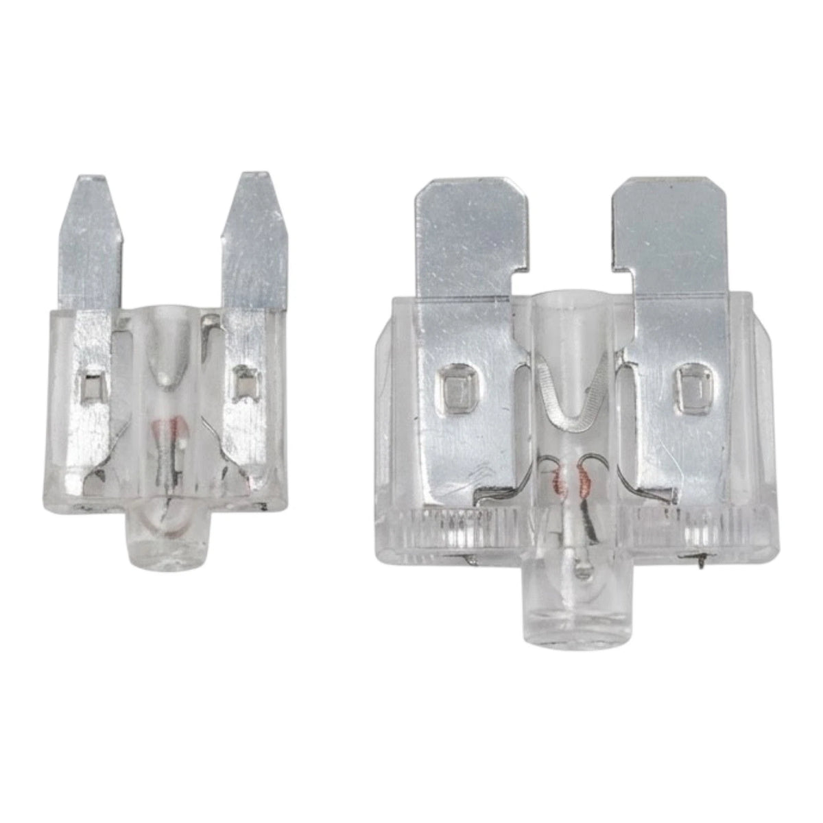 160pc Assorted Blow Glow Blade Fuses Box - Mini & Standard, 3A to 30A