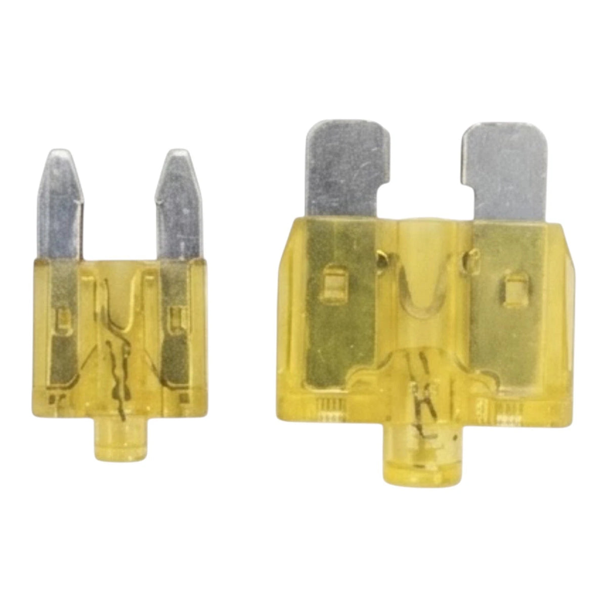 160pc Assorted Blow Glow Blade Fuses Box - Mini & Standard, 3A to 30A
