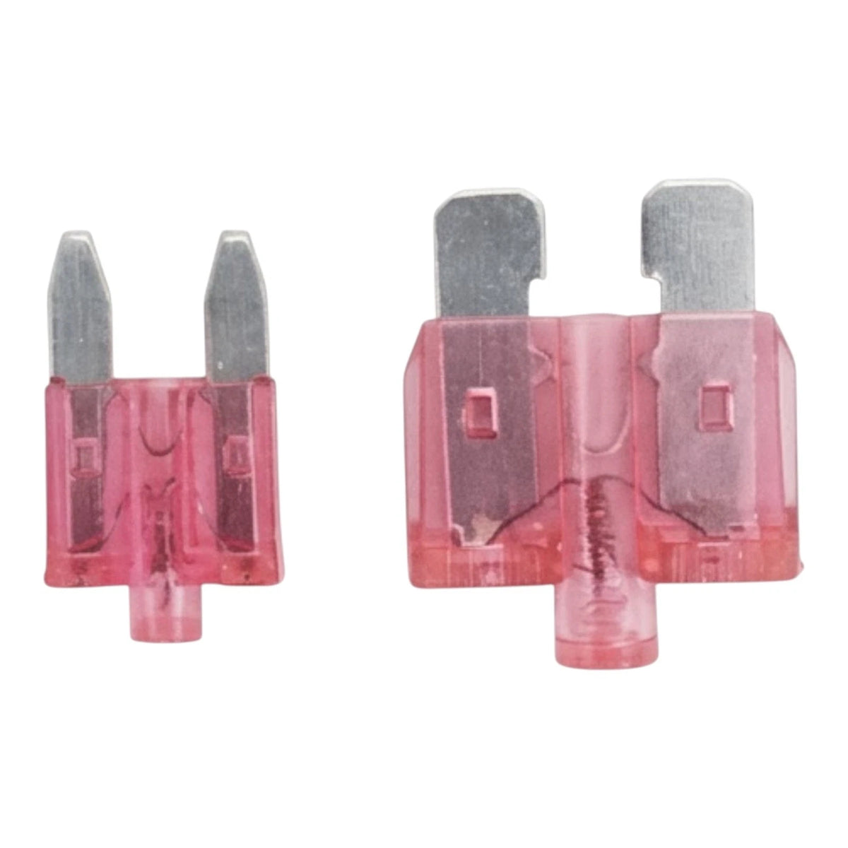 160pc Assorted Blow Glow Blade Fuses Box - Mini & Standard, 3A to 30A