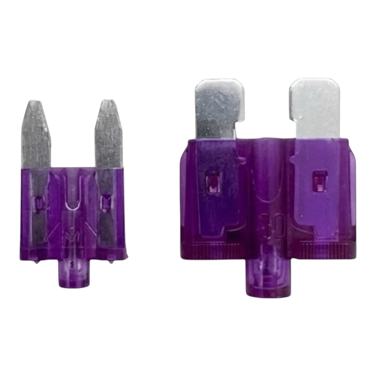160pc Assorted Blow Glow Blade Fuses Box - Mini & Standard, 3A to 30A