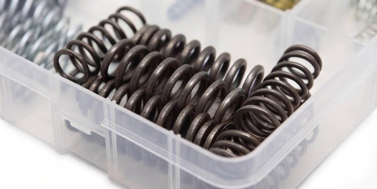 70pc Assorted Compression Springs Box - 10 Sizes