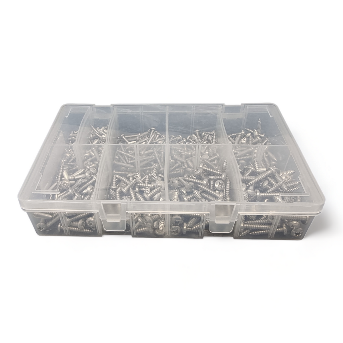 450pc Assorted A2 Stainless Self Tapping Screws Box - No 6, 8 & 10