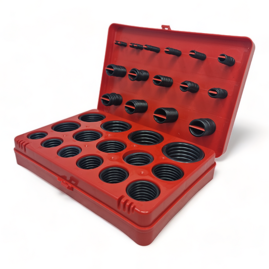 382pc Assorted O Ring Kit - Imperial AS568, 30 Sizes