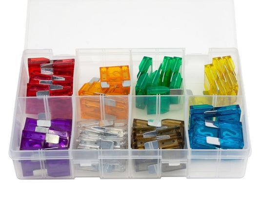 50pc Assorted Maxi Blade Fuse Box - 20A to 100A