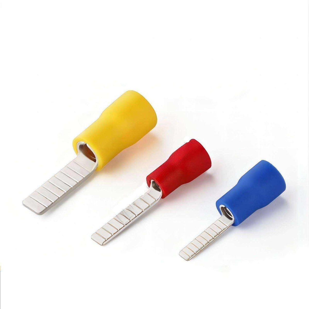 Insulated Flat Blade Terminals - Red, Blue & Yellow, BS4579