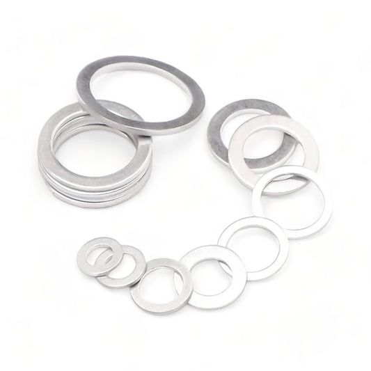 Aluminium Sealing Washers – Metric Sizes M6 to M30 | Flat DIN Washers | Lightweight, High Strength Seal Washers