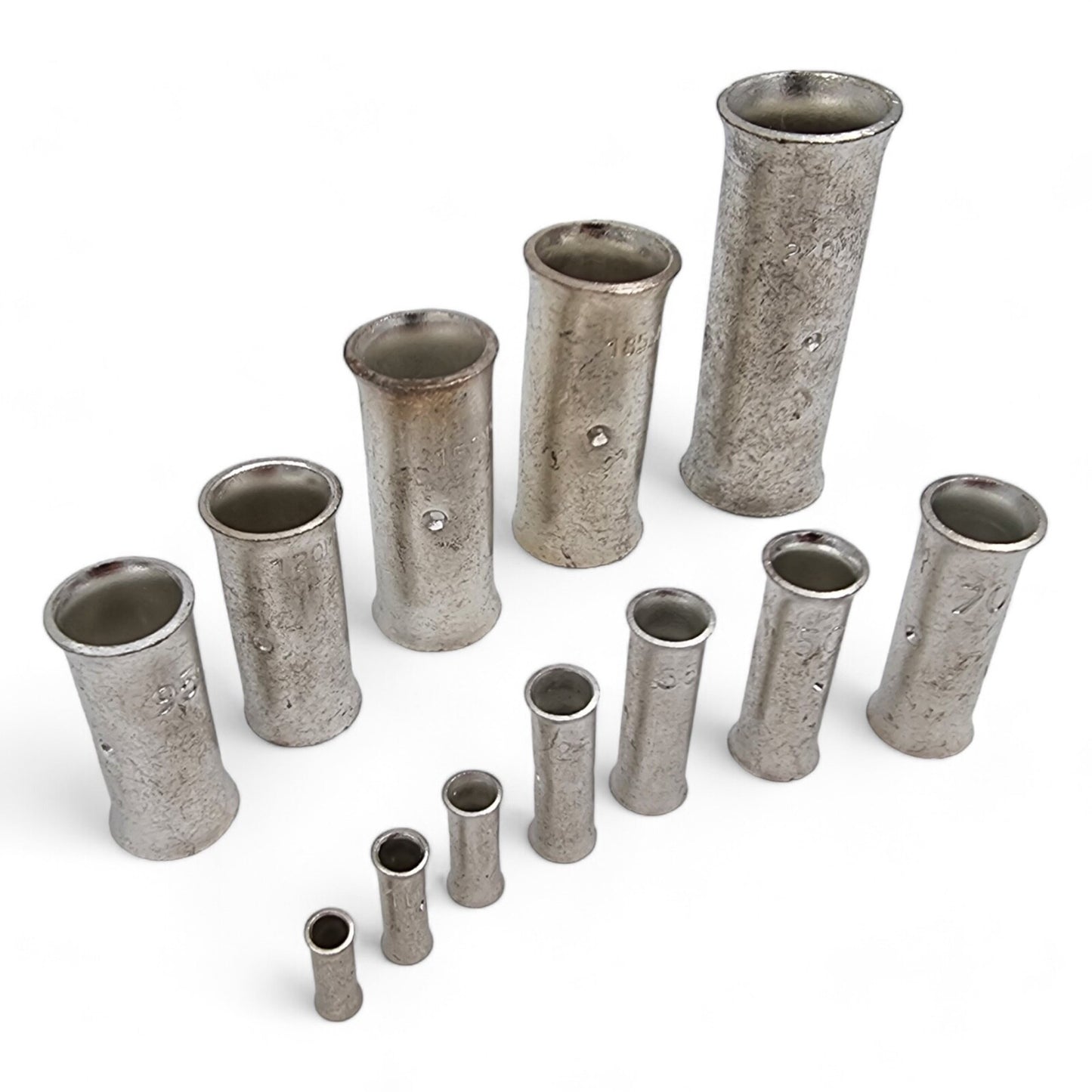 Copper Tube Butt Terminals Connector – All Sizes Battery Welding Cable Crimp Wire | Copper Tube Terminals