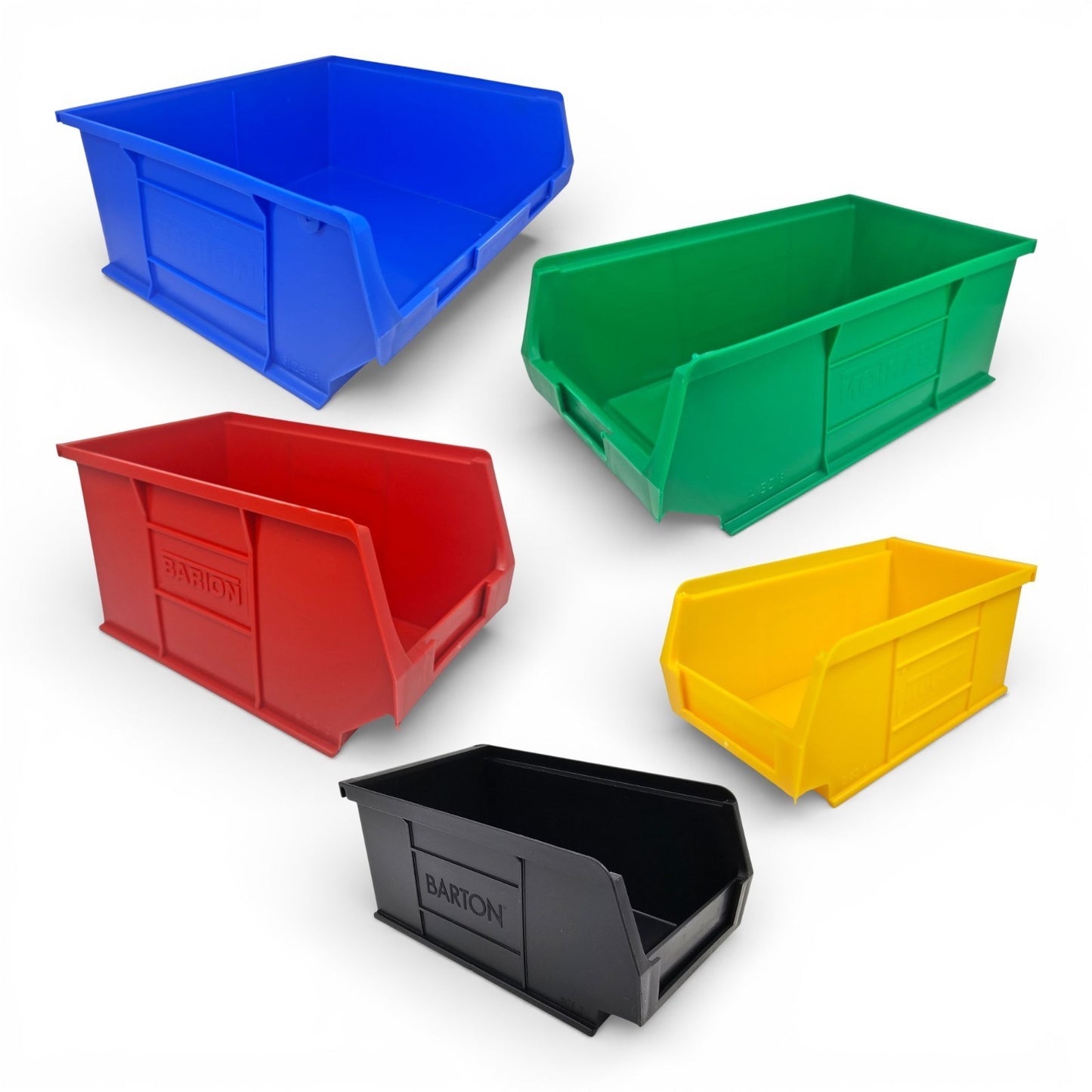 Barton Storage Bins – Stackable Louvre Parts Bins (All Sizes)