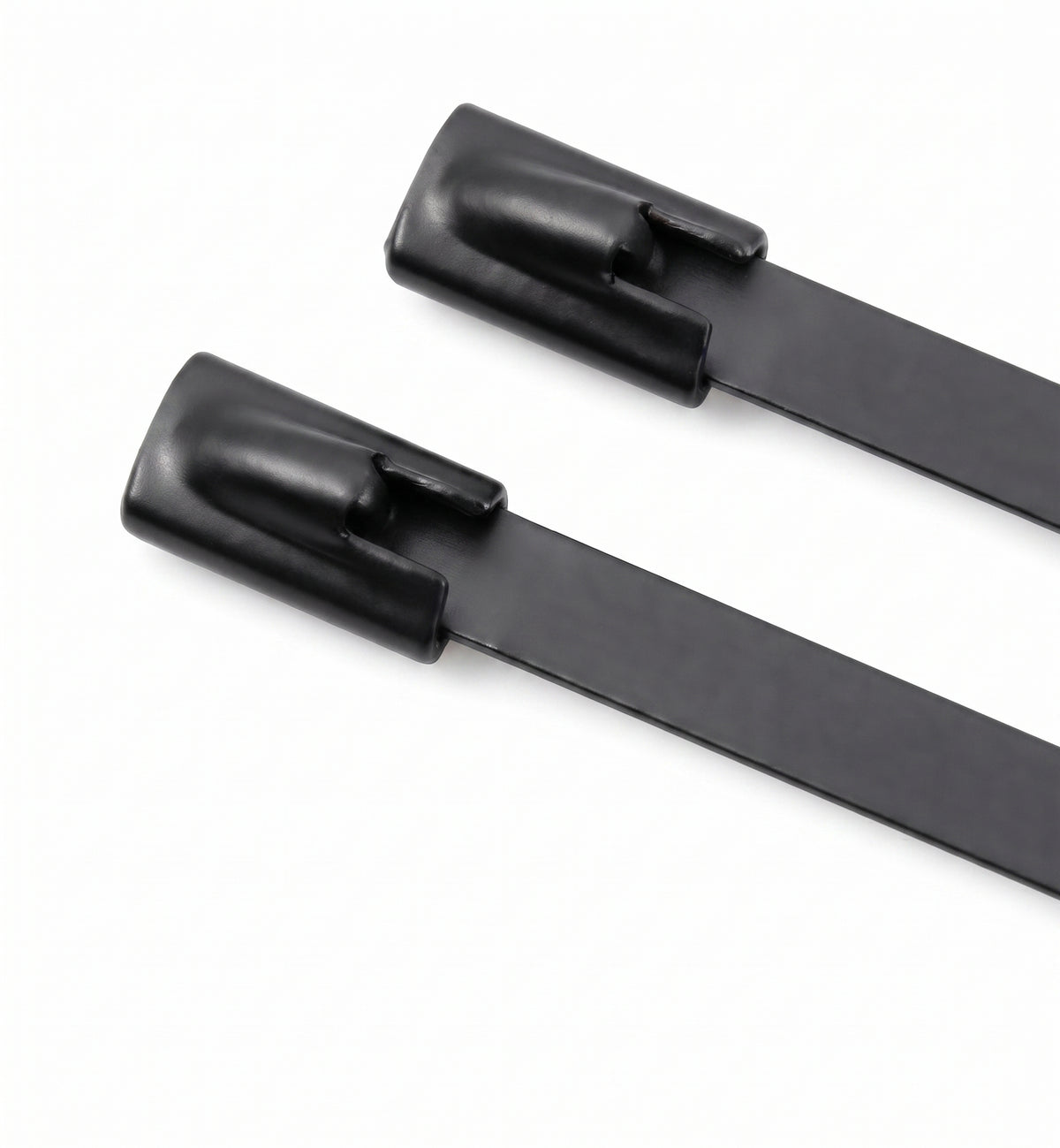 Epoxy Coated Stainless Steel Cable Ties - All Black 316L, 150mm to 1000mm