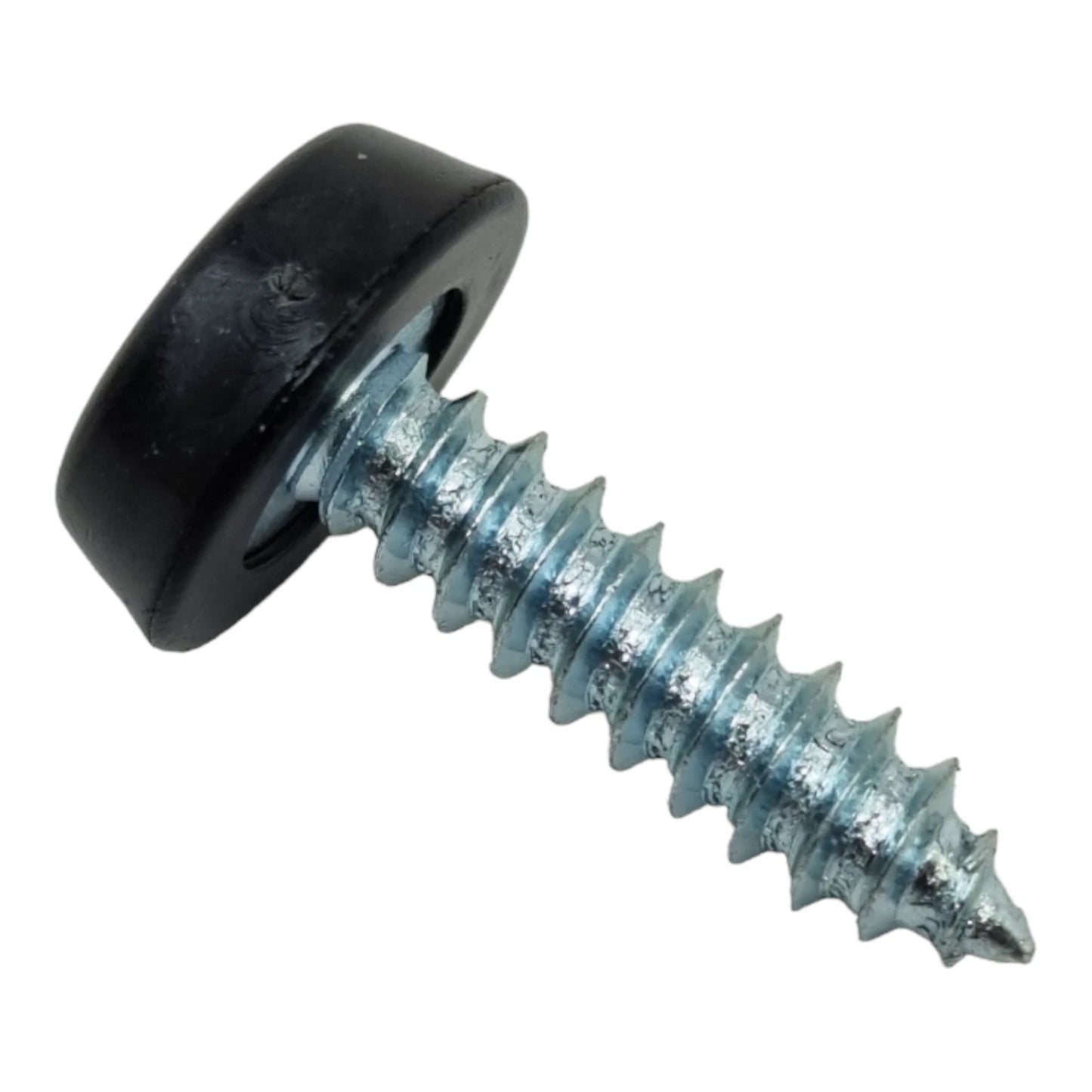 Number Plate Screws – Oversized Moulded Head Polytop Caps 8G 19mm | Moulded Head Number Plate Caps