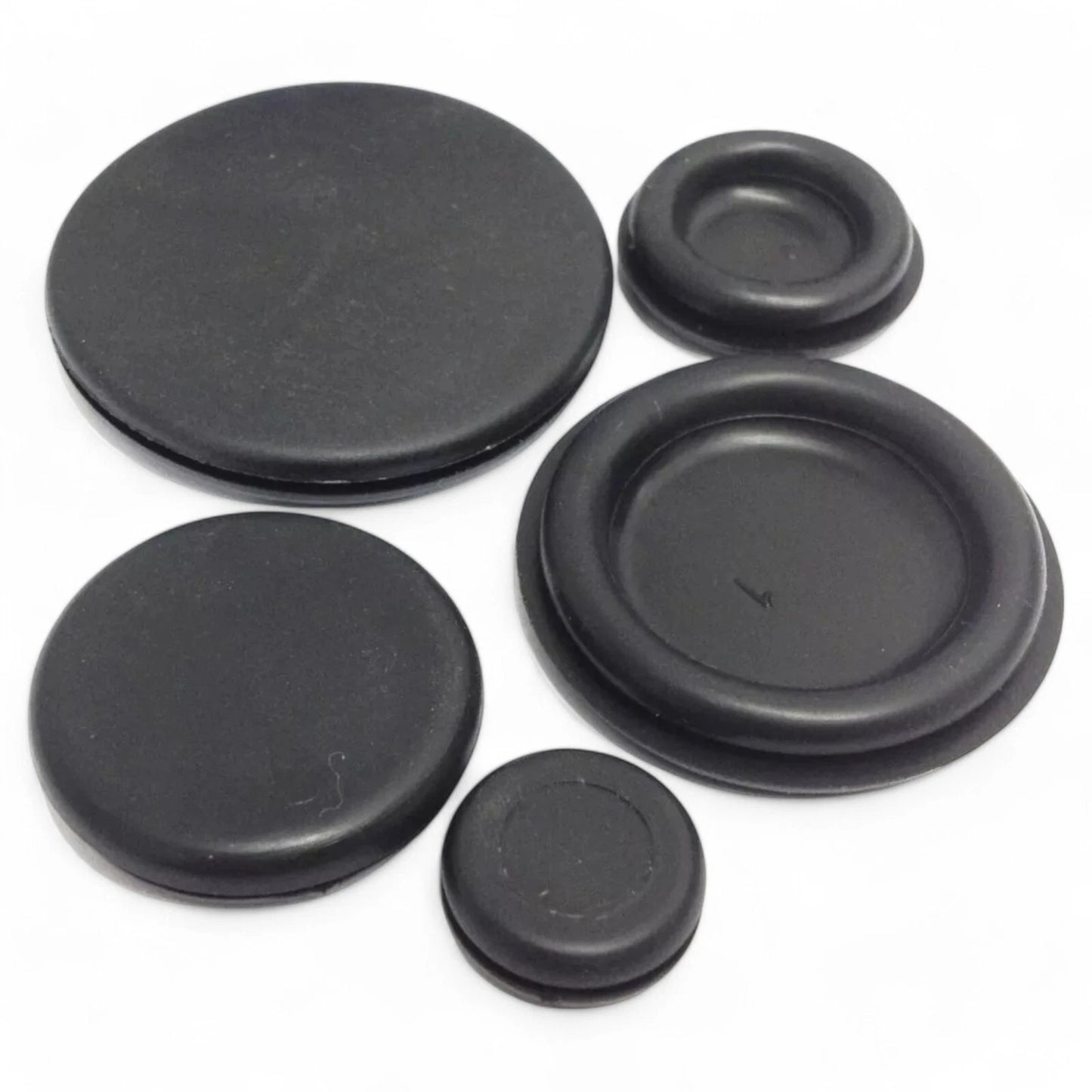 Rubber Blanking Grommets Blind Plugs – Closed PVC Grommets 6mm–50mm | Black PVC Blanking Grommets