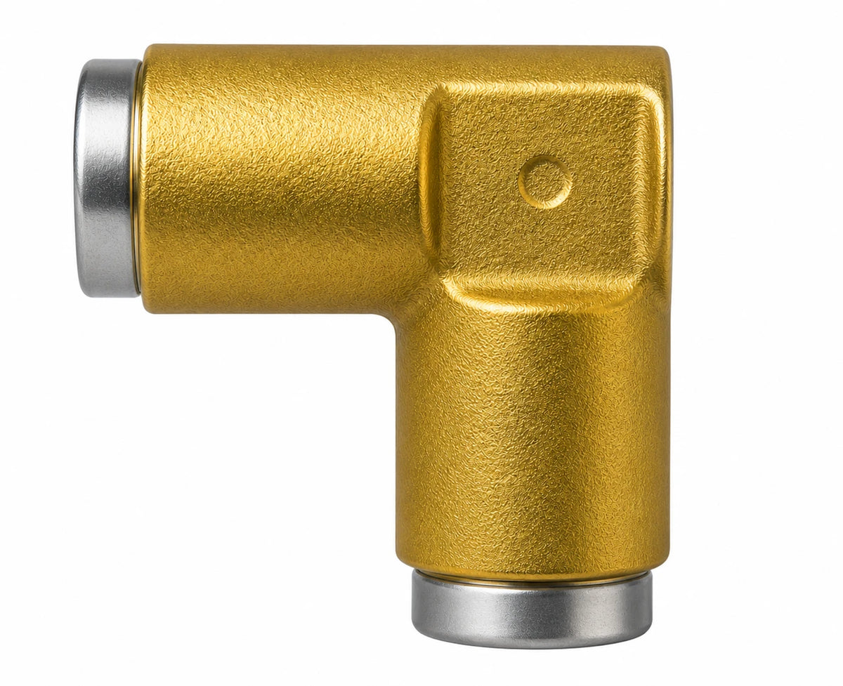 Brass Push Fit Elbow Connectors – 90° Push-Fit Coupling | Fleetfit (Norgren)