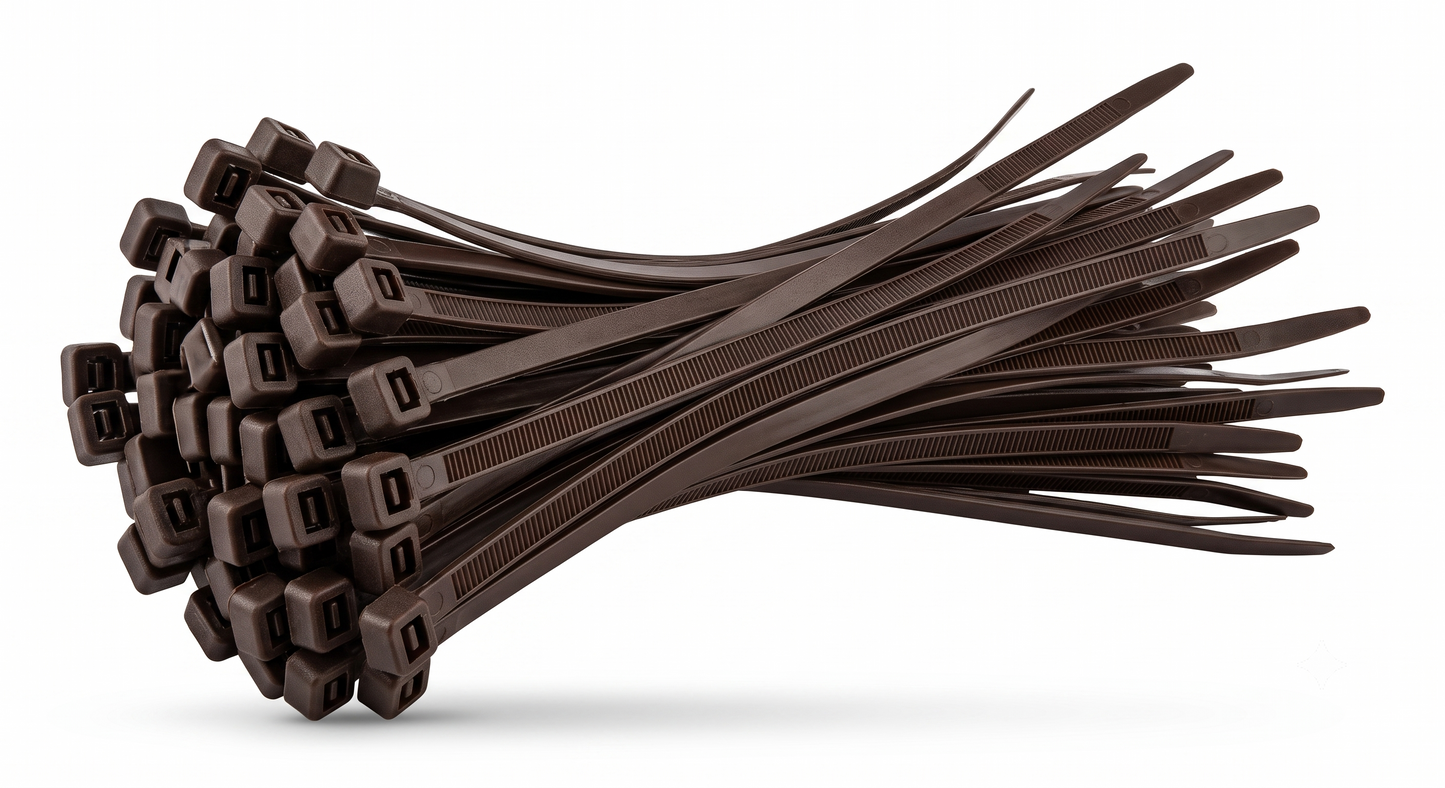 Brown Nylon Cable Ties (All Sizes)