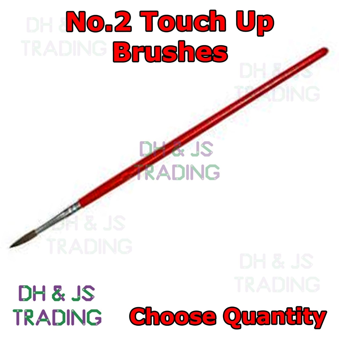 High Quality Paint Brushes – Automotive Touch Up & General Purpose Brushes | No.2–No.8 & 1/2"–3" Sizes