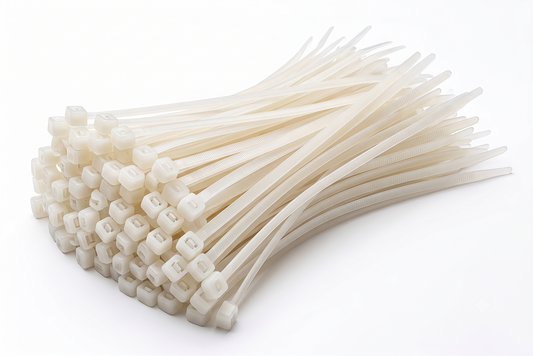 White Nylon Cable Ties – Zip Ties, All Sizes (80mm–1530mm)