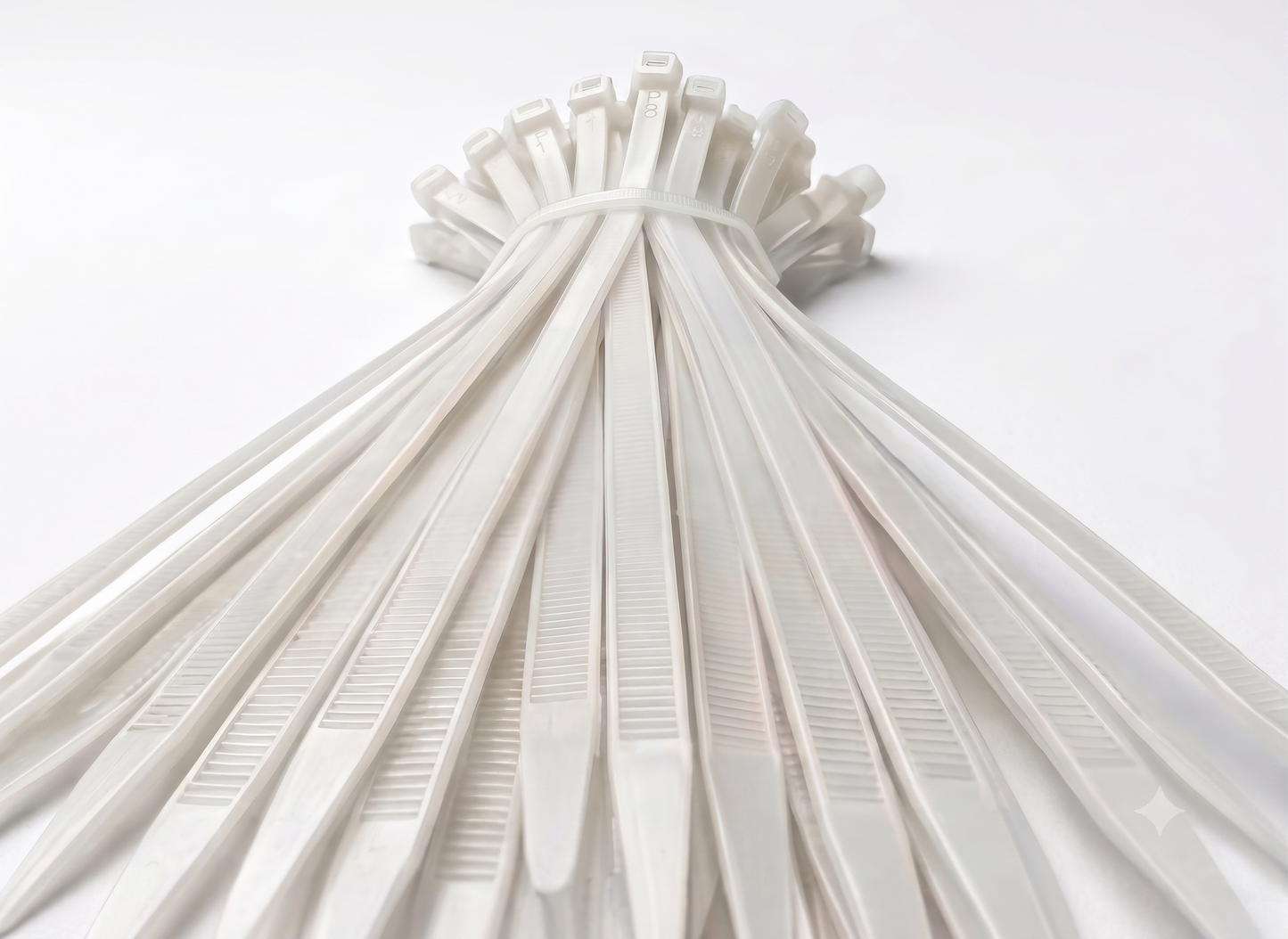 White Nylon Cable Ties – Zip Ties, All Sizes (80mm–1530mm)