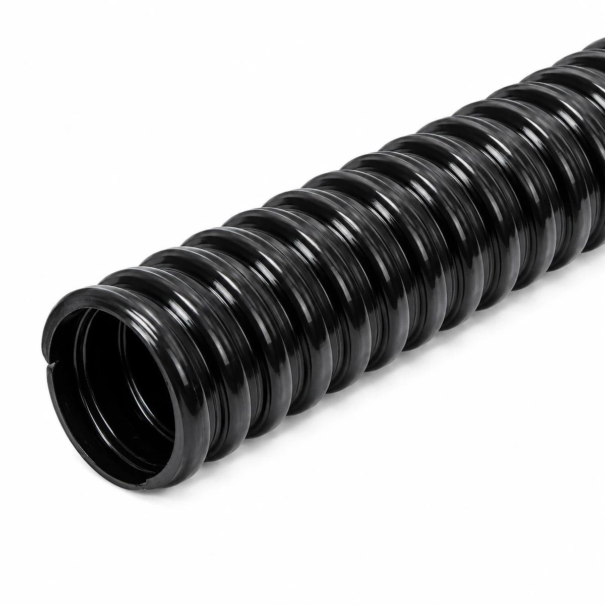 Flexible Cable Conduit – Split Nylon Loom Tubing, Black