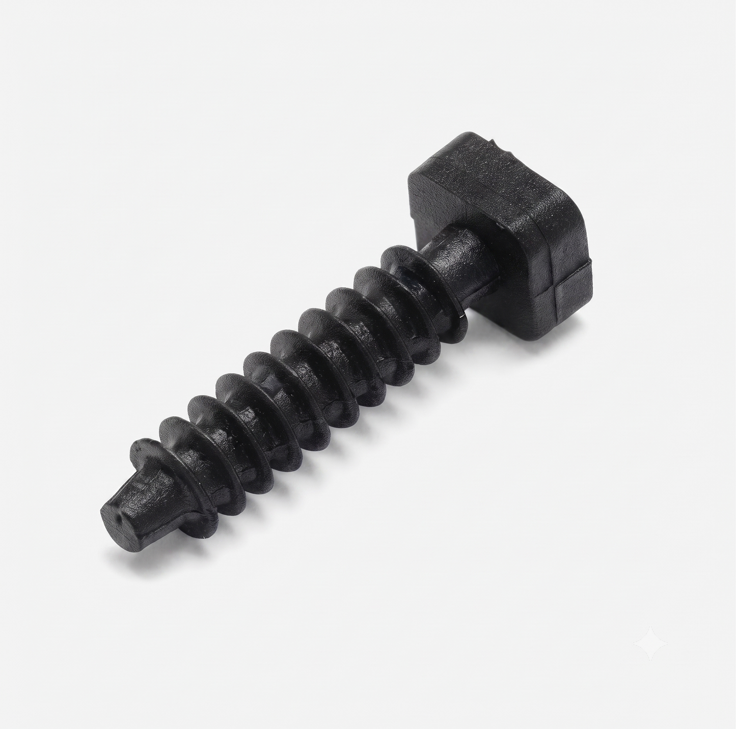 Cable Tie Masonry Mount 40mm – Wall Fixing Plug, 9mm Ties, Black