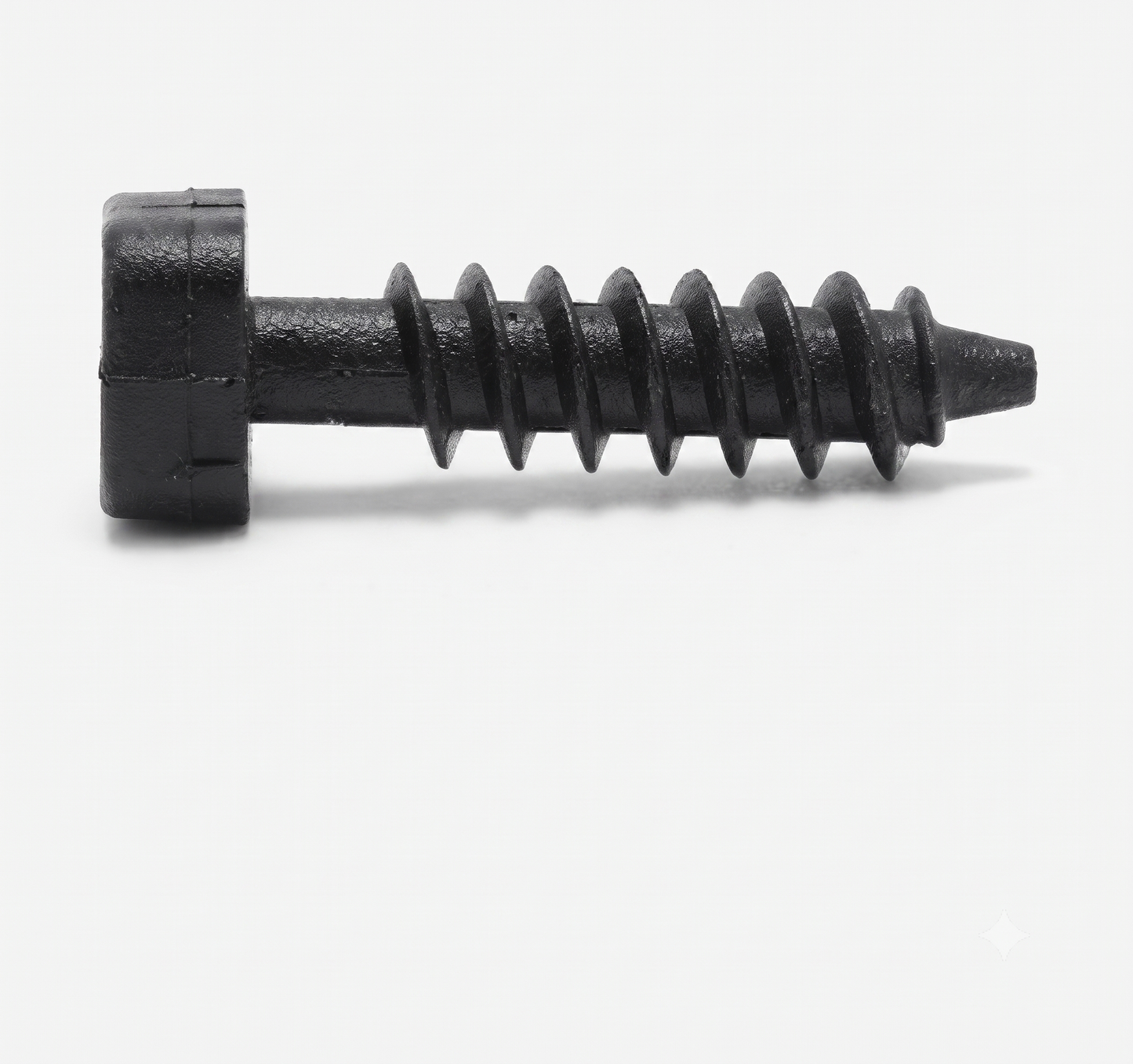 Cable Tie Masonry Mount 40mm – Wall Fixing Plug, 9mm Ties, Black