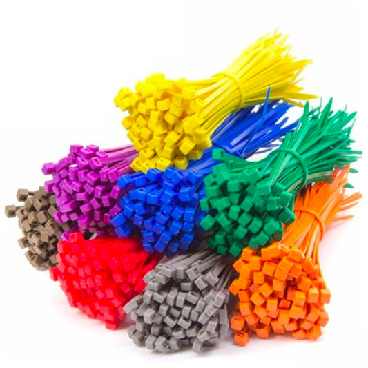 Bulk Coloured Nylon Cable Ties (All Colours & Sizes)