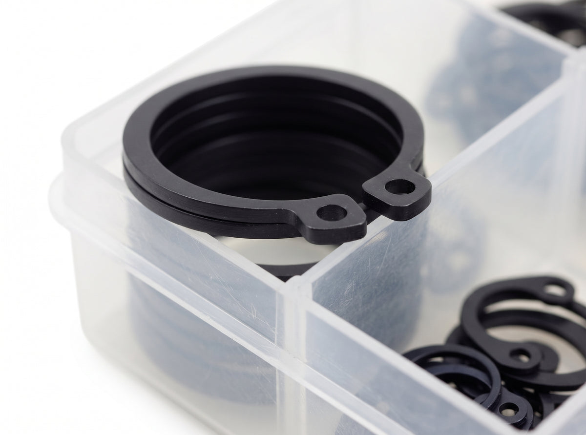 280pc Assorted Circlips Box - Internal & External, 12mm to 25mm
