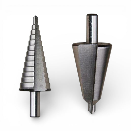 Conecut & Multi-Cut Stepped Drill Bits (3–30mm) – Taper Drills | 6542 Steel