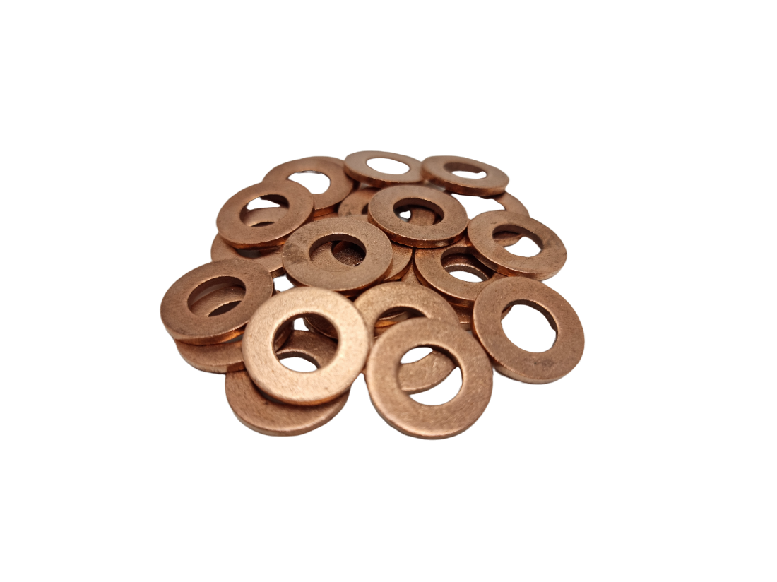Copper Sealing Washers - Metric Flat DIN 7603 A, M4 to M12