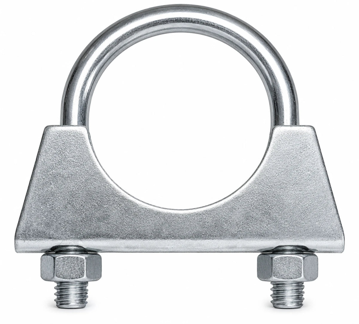 Universal U Bolt Exhaust Clamps M8 – Heavy Duty BZP Clamp with Nuts | 29mm–102mm