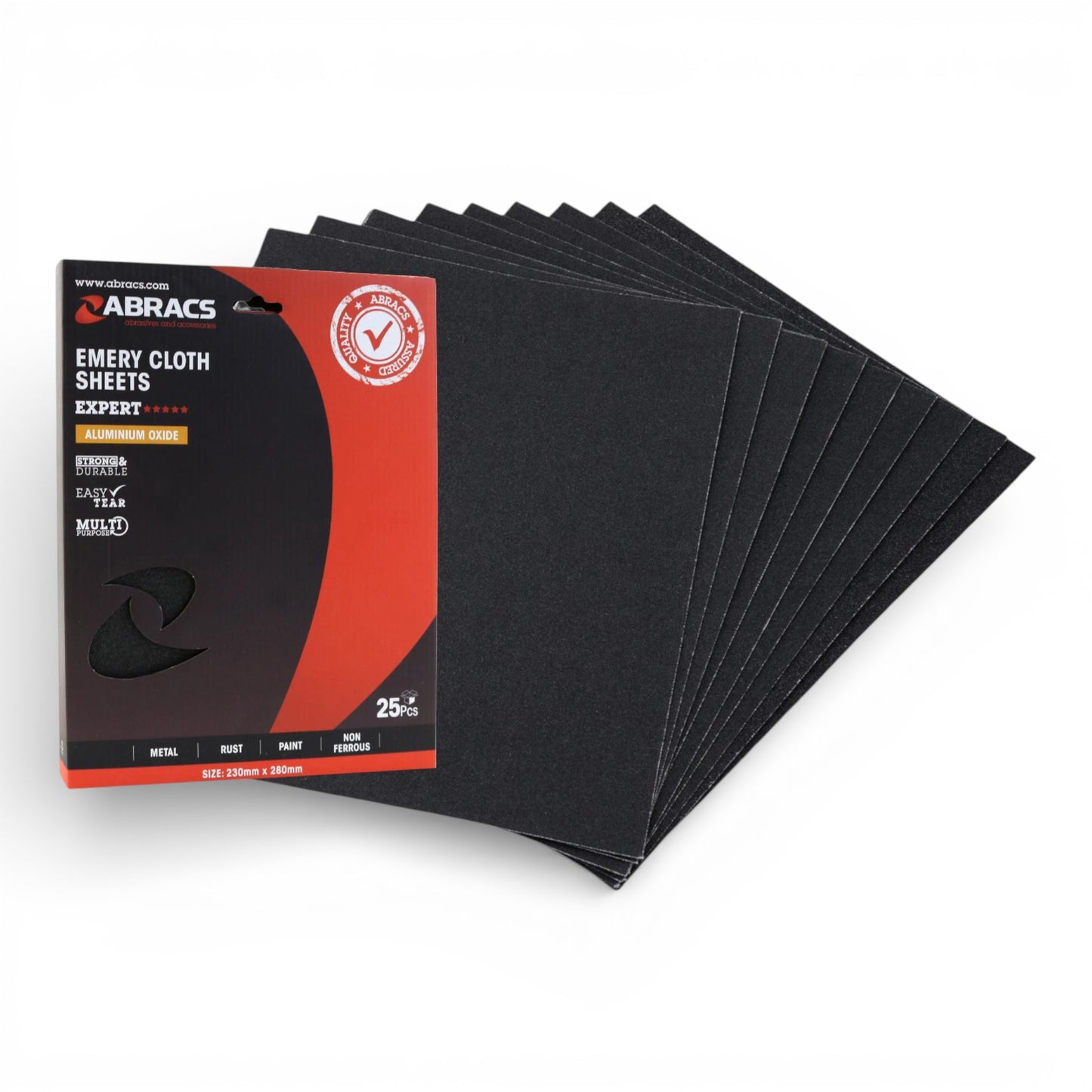 Emery Cloth Sheets Blue Sandpaper Abrasive Sand Paper (Aluminium Oxide) 40 – 120 Grit