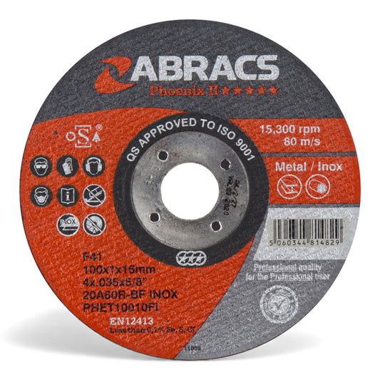 Extra Thin Metal Cutting Discs – Stainless Steel Safe | 100mm–230mm | Precision Angle Grinder Discs
