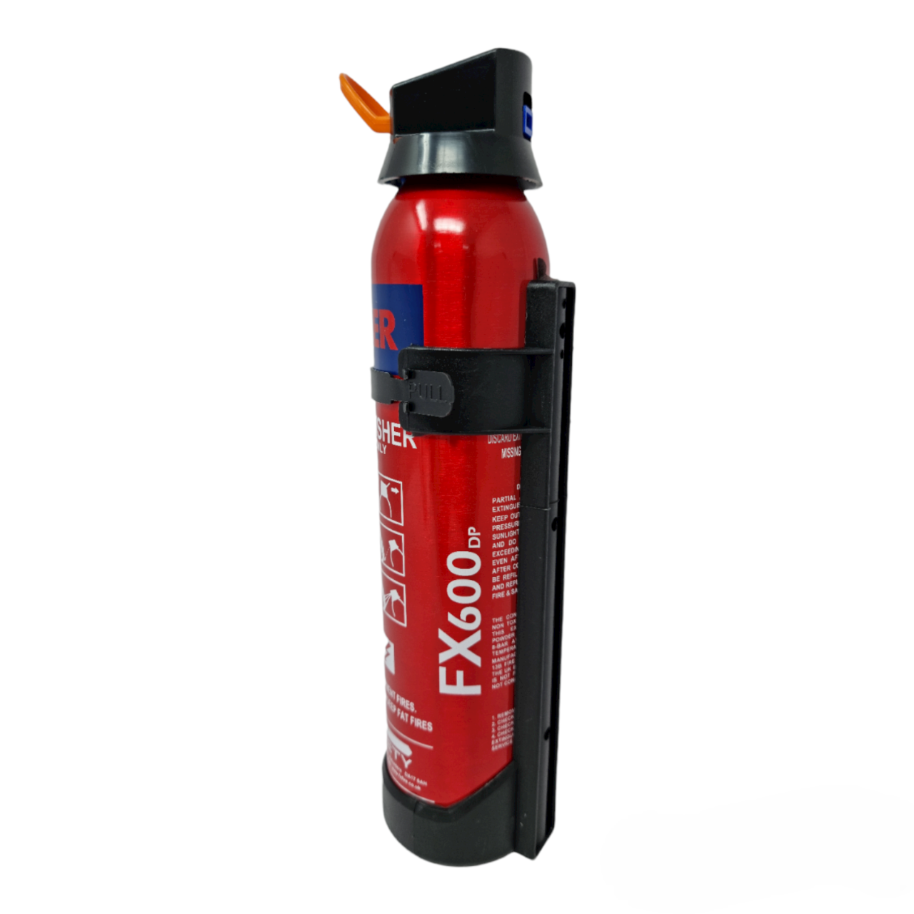 0.6kg Dry Powder Fire Extinguisher with Mounting Bracket – Small Car & Camper Fire Extinguisher 600g