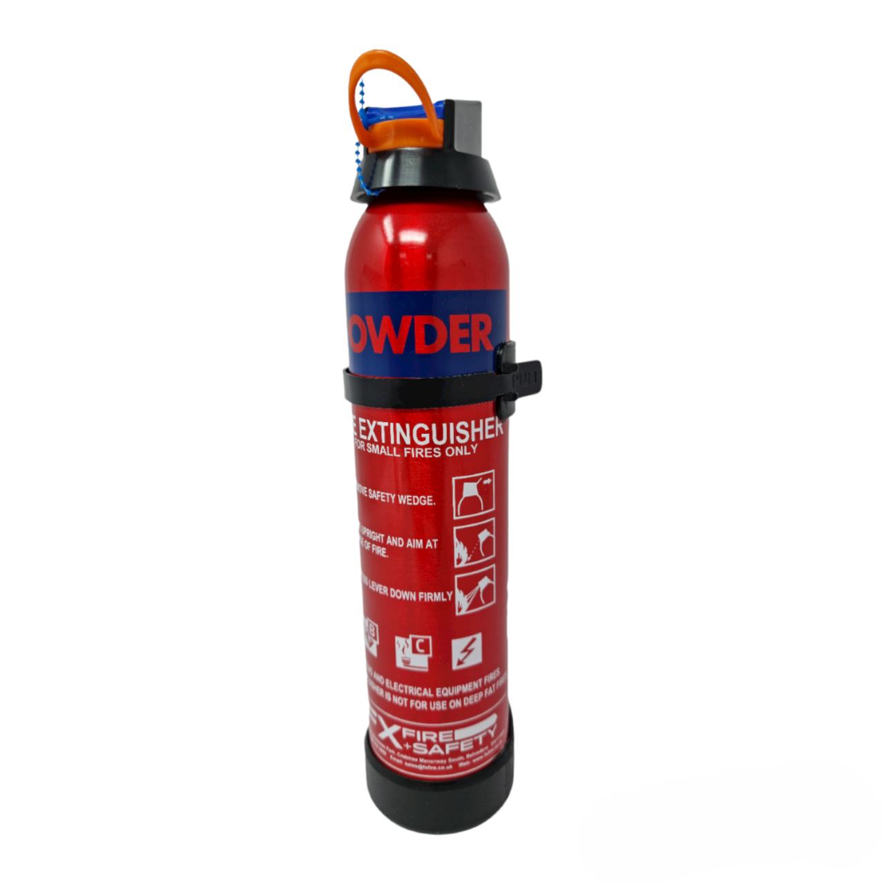 0.6kg Dry Powder Fire Extinguisher with Mounting Bracket – Small Car & Camper Fire Extinguisher 600g