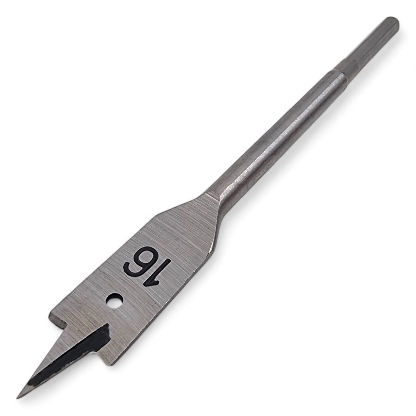 Flat Wood Drill Bits (6mm–38mm) – Spade Bit with Wallet | Hex Shank | 152mm Length