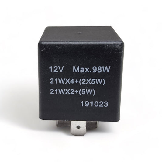 3 Pin Electronic Flasher Relay 12V | Indicator & Hazard Unit | 98W Max Load