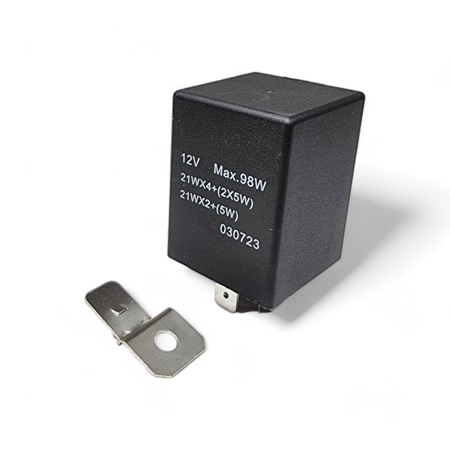 3 Pin Electronic Flasher Relay 12V Indicator & Hazard Unit | 98W Max | Universal Fit