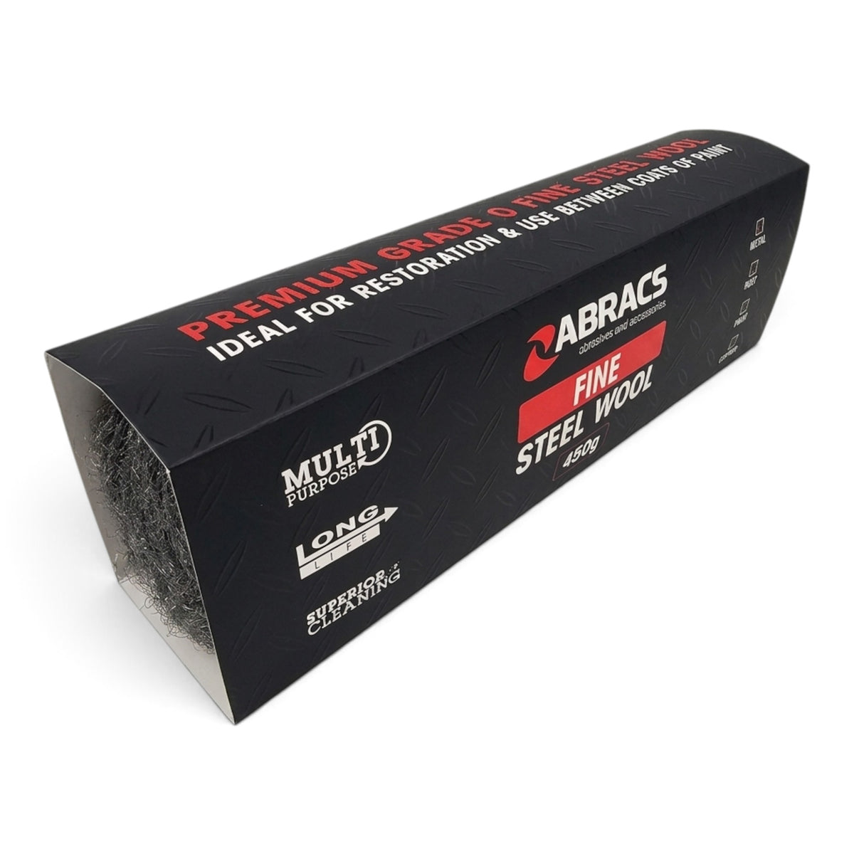 Steel Wool 450g - Fine, Medium & Coarse Grades