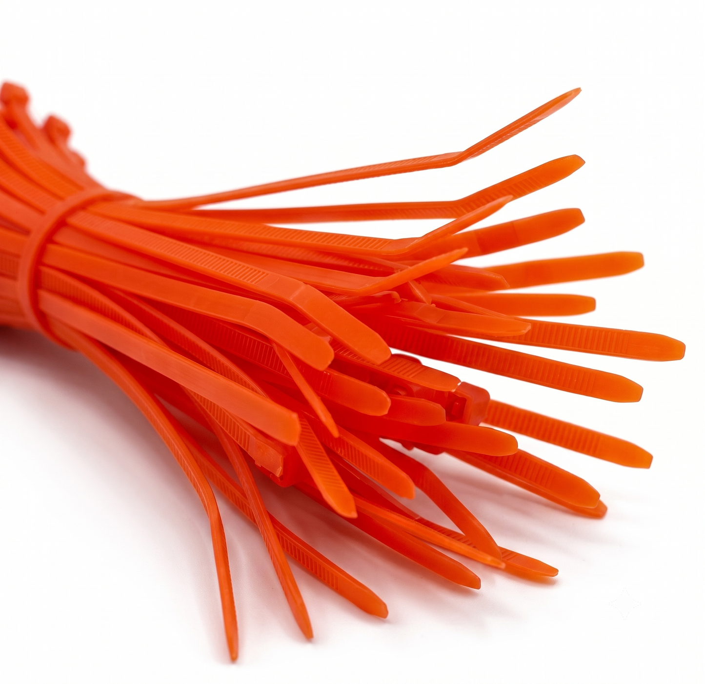 Fluorescent Orange Cable Ties (All Sizes)