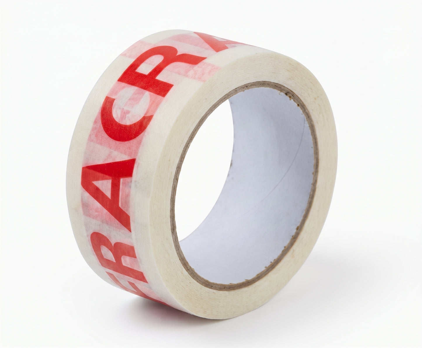 Fragile Parcel Tape 48mm – Printed Red & White 'Fragile' Warning Packing Tape